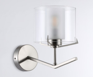 LH57004 SN/FR никель/белый матовый E14 max 40W 280*150*220