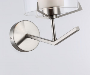 LH57004 SN/FR никель/белый матовый E14 max 40W 280*150*220