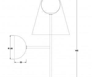 Настенный светильник (бра) Freya FR5382WL-01BS