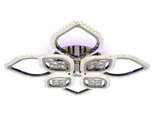 FA283/4+4 CH хром 147W 750*750*120 (ПДУ РАДИО 2.4G)