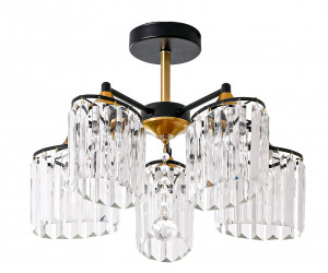 Потолочная люстра SL7884-5 BK+FGD 000080210