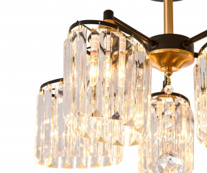 Потолочная люстра SL7884-5 BK+FGD 000080210