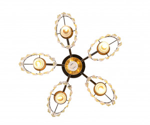 Потолочная люстра SL7884-5 BK+FGD 000080210