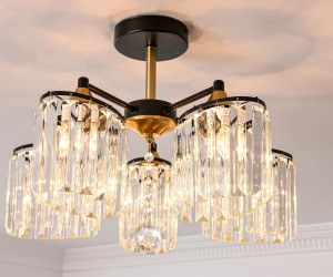 Потолочная люстра SL7884-5 BK+FGD 000080210