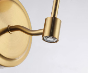 LH56056 BS/FR латунь/белый матовый E14 max 40W 160*120*280