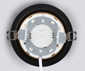 TN52334 SBK/SGD черный песок/золото песок GX53 max 12W D115*25