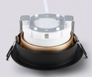 TN52334 SBK/SGD черный песок/золото песок GX53 max 12W D115*25