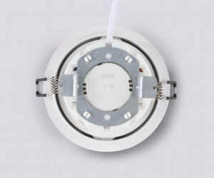 TN52335 SWH/GWH белый песок/белый глянец GX53 max 12W D115*25