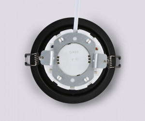 TN52336 SBK/GBK черный песок/черный глянец GX53 max 12W D115*25