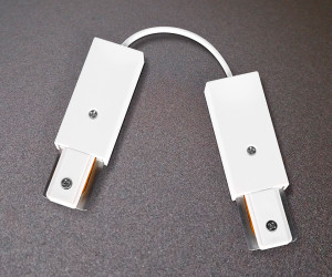 GL7087 WH коннектор гибкий однофазный для соединения трековых шинопроводов