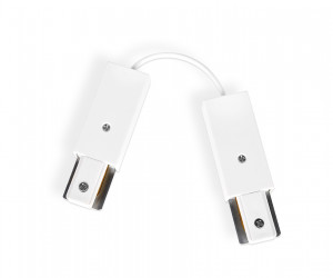 GL7087 WH коннектор гибкий однофазный для соединения трековых шинопроводов