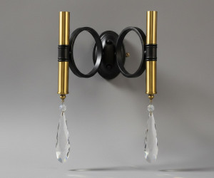 Настенный светильник PL6526-2W BK+GD 000067372