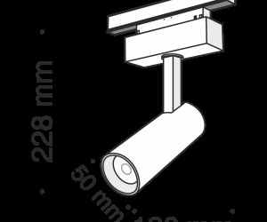 Трековый светильник Technical TR019-2-10W4K-B