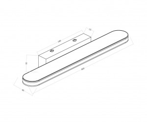 Подсветка Maytoni MIR009WL-L16CH4K