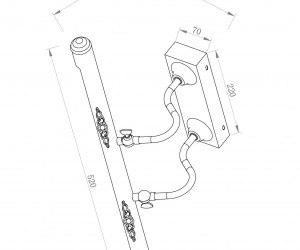 Подсветка Maytoni MIR014WL-L10G3K