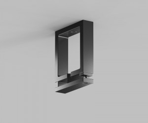 Усиленное накладное крепление для гибкого трека-ремня Belty, серия Base, 38,5 ? 10 ? 50 мм, IP20, чёрный, пластик