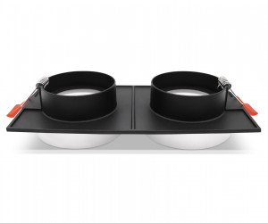 TN1319/2 SBK/FR черный песок/белый матовый GU5.3 182*92*45