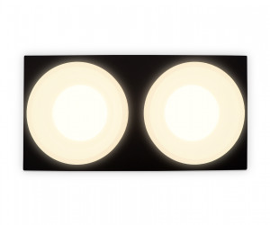 TN1319/2 SBK/FR черный песок/белый матовый GU5.3 182*92*45