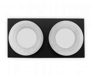 TN1319/2 SBK/FR черный песок/белый матовый GU5.3 182*92*45