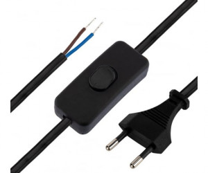 Комплектующие для светильников Шнур черный с выключателем BK 000063085