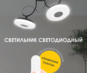 Потолочная люстра 060-L10 BK 000021569