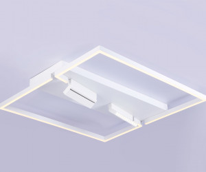 FL51467/1+2 WH белый 124W 3000K-6400K+4200K 800*800*110 (ПДУ РАДИО 2.4G)