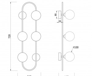 Настенный светильник (бра) Freya FR5233WL-04BS1