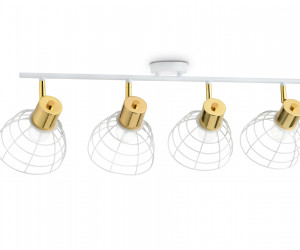 TR8603/4 WH/GD белый/золото E27*4 max 40W 465*154*230