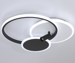 FL5118/3+1 WH/BK белый/черный 64W 3000K/4200K/6400K+4200K 480*425*110 (ПДУ ИК)