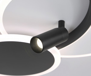 FL5118/3+1 WH/BK белый/черный 64W 3000K/4200K/6400K+4200K 480*425*110 (ПДУ ИК)