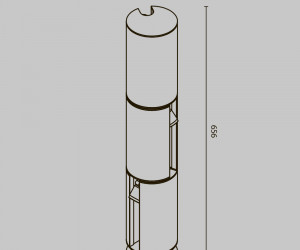 Ландшафтный светильник Outdoor O468FL-L9B3K