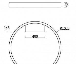Потолочный светильник Maytoni MOD058CL-L65W3K