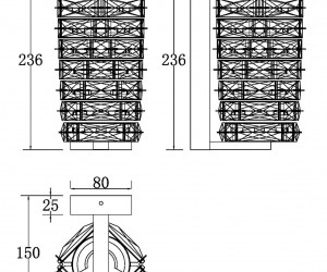 Настенный светильник (бра) Maytoni MOD124WL-L6CH3K