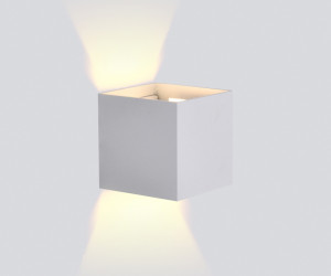 FW137 WH/S белый/песок LED 3000K 10W 100*100*100