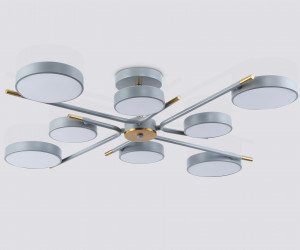 FL516339/8 GR/CP серый/медь 120W 3000-6000K D850*170 (без ПДУ)