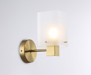 LH57035 BS/SM латунь/дымчатый E14 max 40W 195*110*185