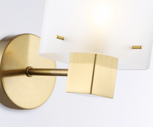 LH57035 BS/SM латунь/дымчатый E14 max 40W 195*110*185