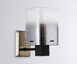 LH57045 BK/DBS/SM черный/темная латунь/дымчатый E14 max 40W 195*110*185