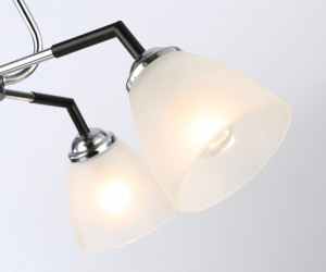 TR303293/4 BK/CH/FR черный/хром/белый матовый E27*4 max 60W D590*380