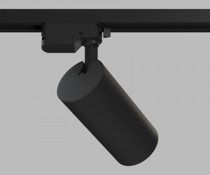 DK6452-BK Трековый светильник SOLID KOPER, 135мм, d60, 220V, LED 4000K, 15W, IP20, черный, алюминий