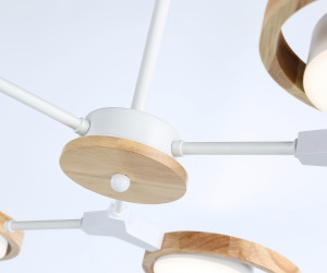 FL51615/6 WH/LW белый/светлое дерево 3000K/4200K/6400K 42W D825*285 (Без ПДУ)