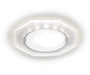 G216 CH/WH хром/матовый GX53+3W(LED WHITE)