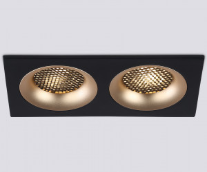 TN102735/2 BK/GD черный/золото GU5.3 175*92*23