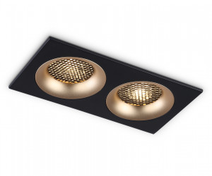 TN102735/2 BK/GD черный/золото GU5.3 175*92*23