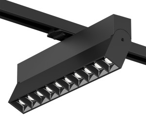 DK6646-BK Поворотный однофазный трековый светильник EDDER со светодиодом L271mm 220V 20W 30° 4000K IP20 черный алюминий