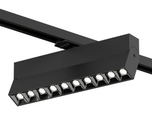 DK6646-BK Поворотный однофазный трековый светильник EDDER со светодиодом L271mm 220V 20W 30° 4000K IP20 черный алюминий