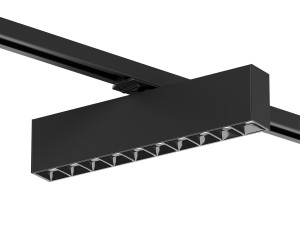 DK6444-BK Поворотный однофазный трековый светильник EDDER со светодиодом L273mm 220V 20W 30° 4000K IP20 черный алюминий