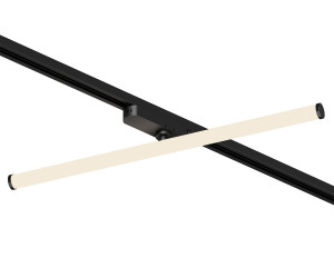 DK6638-BK Поворотный однофазный трековый светильник STROM со светодиодом L600mm 220V 15W 150° 3000K IP20 черный алюминий/акрил