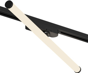 DK6638-BK Поворотный однофазный трековый светильник STROM со светодиодом L600mm 220V 15W 150° 3000K IP20 черный алюминий/акрил