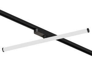 DK6648-BK Поворотный однофазный трековый светильник STROM со светодиодом L600mm 220V 15W 150° 4000K IP20 черный алюминий/акрил